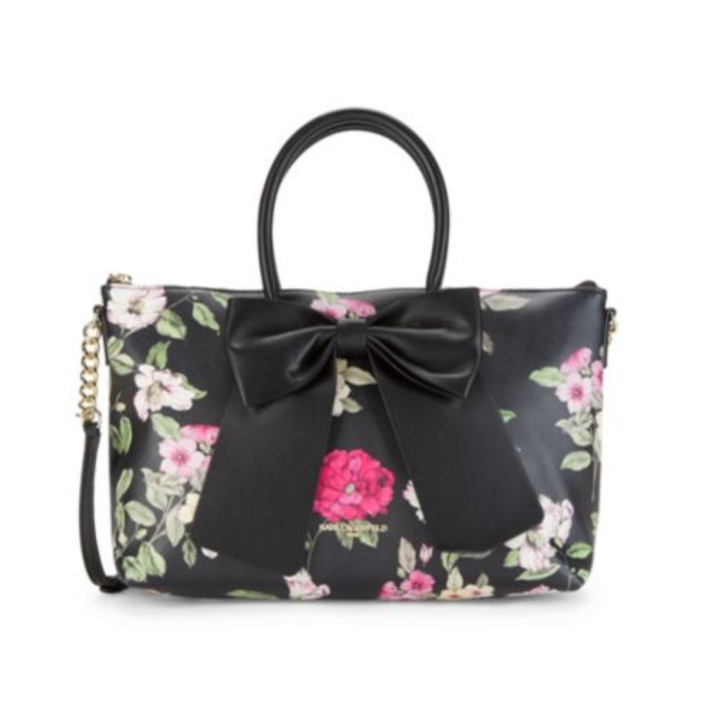 HOST PICK ! Karl Lagerfeld Floral Bow Tote